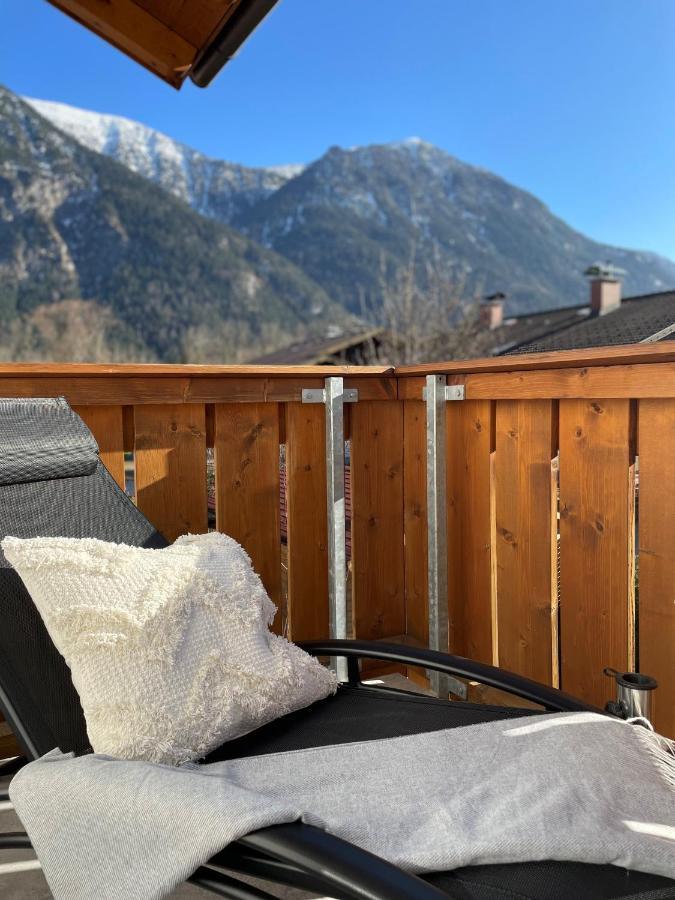 Das Bergquartier - Ferienwohnung Zugspitze Оберау Экстерьер фото